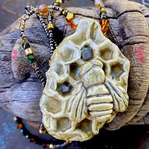 La vagabond boutique handmade statement necklace